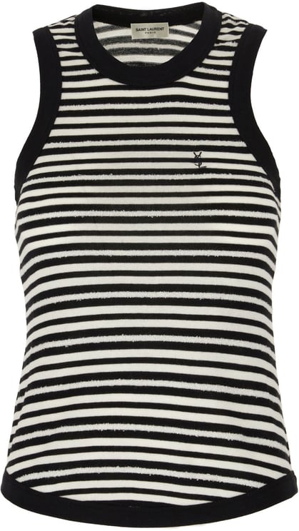 Saint Laurent Saint Laurent Multicolor cotton blend top