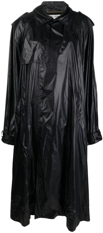 Saint Laurent Coats Black
