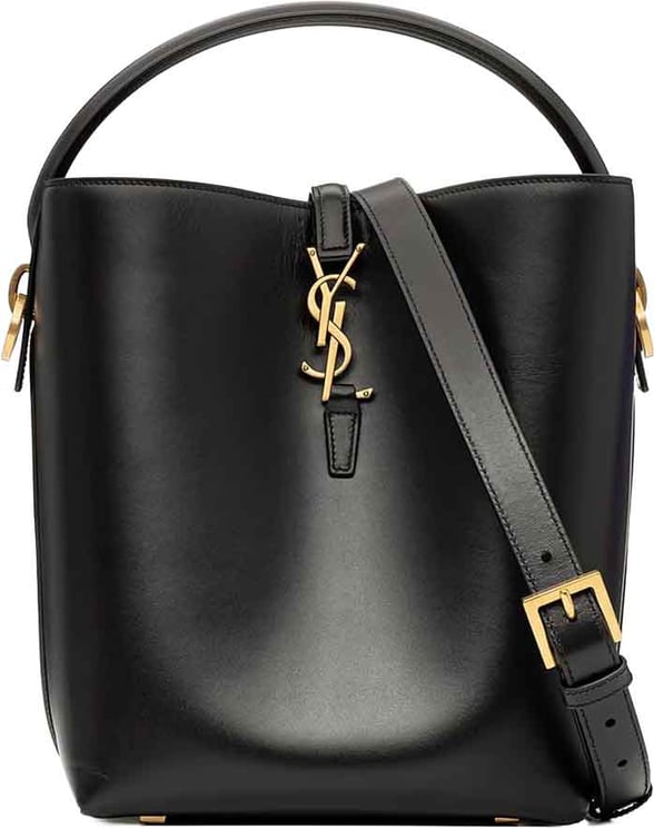 Saint Laurent Saint Laurent Le 37 Small Leather Bucket Bag