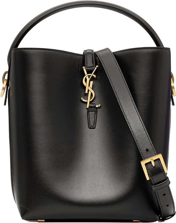 Saint Laurent Saint Laurent Le 37 Small Leather Bucket Bag