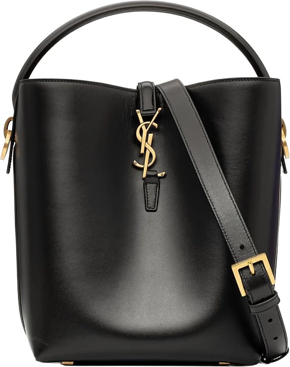 Saint Laurent Saint Laurent Le 37 Small Leather Bucket Bag
