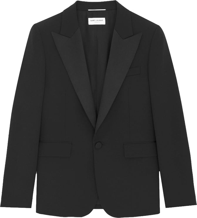 Saint Laurent Saint Laurent Grain De Poudre Smoking Jacket