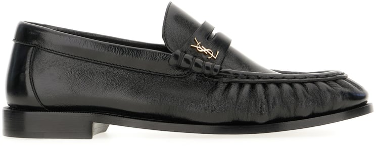 Saint Laurent Saint Laurent Black leather loafers