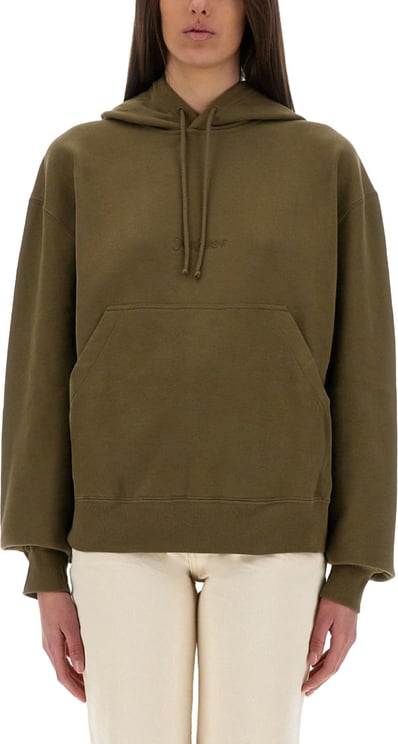 Saint Laurent Hooded Sweatshirt With Logo Detailing