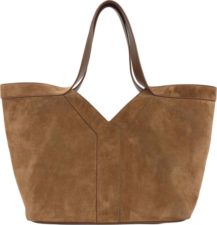 Saint Laurent Saint Laurent Suede Small Y Tote Bag