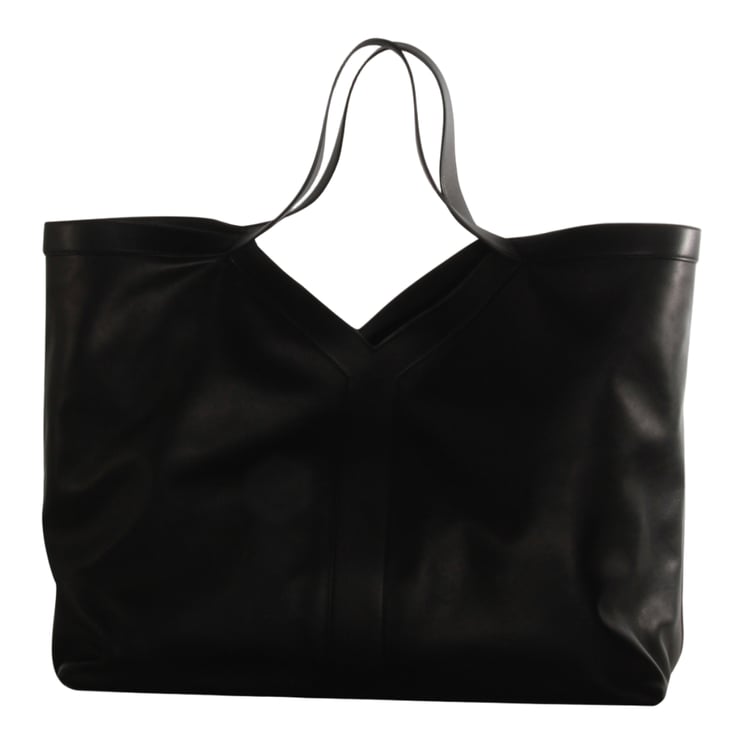 Saint Laurent Large Tote Bag With Minimalist Design And V-Shaped Seam