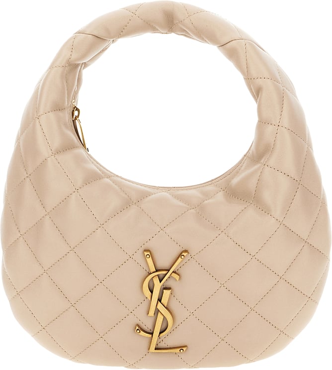 Saint Laurent Saint Laurent Dove grey nappa leather Icarino handbag