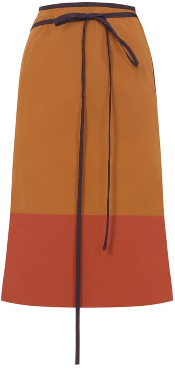 Saint Laurent Saint Laurent Nylon Midi Skirt