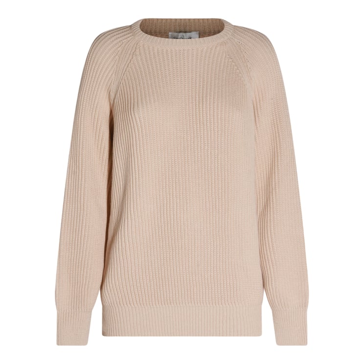 Saint Laurent Relaxed Fit Ribbed Knit Sweater