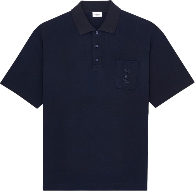 Saint Laurent T-Shirts And Polos Navy