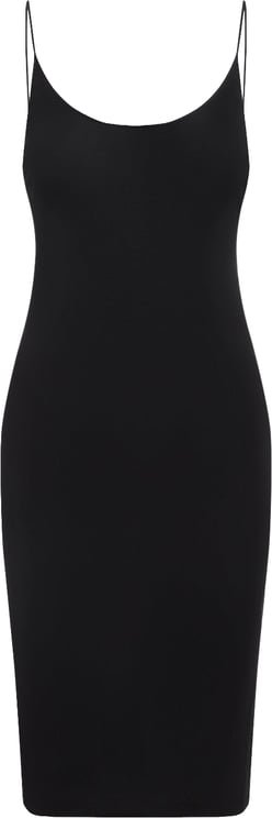 Saint Laurent Saint Laurent Open-Back Cassandre Knit Dress