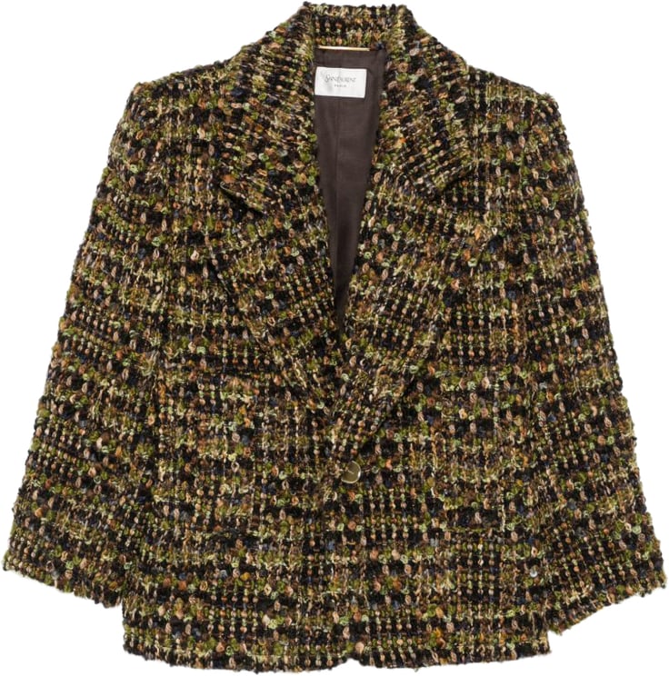 Saint Laurent Jackets Kaki