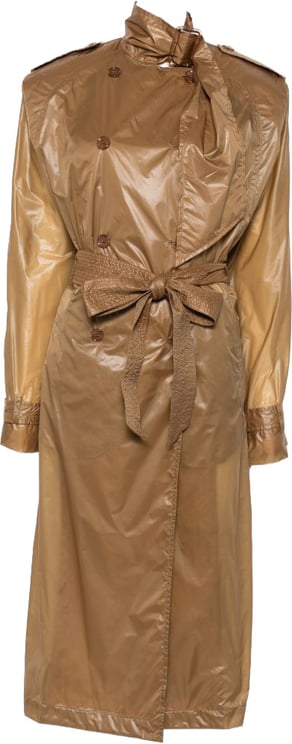 Saint Laurent Coats Marrone Chiaro