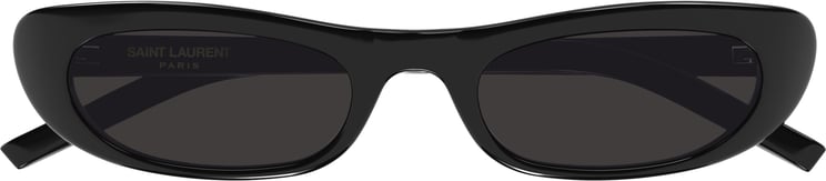 Saint Laurent Sl 557 Shade Narrow Oval Frame Sunglasses