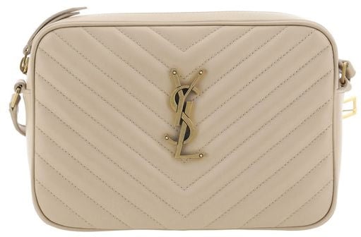 Saint Laurent Saint Laurent Beige Calf Leather Bos Taurus Shoulder Bag