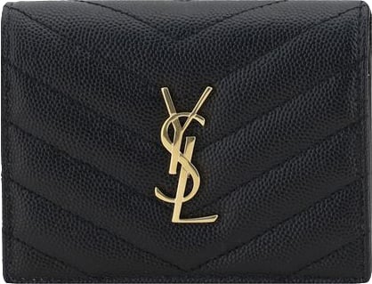 Saint Laurent Saint Laurent Black Lamb Ovis Aries Aries Wallet
