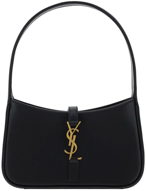 Saint Laurent Saint Laurent Black Calf Leather Bos Taurus Shoulder Bag