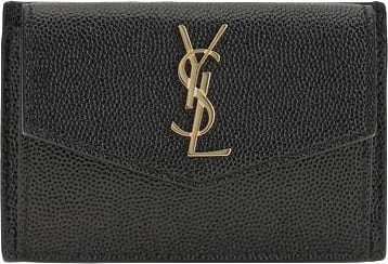Saint Laurent Saint Laurent Black Calf Leather Bos Taurus Wallet