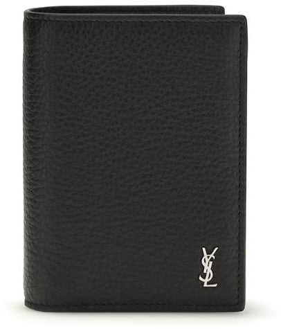 Saint Laurent Saint Laurent Black Calf Leather Bos Taurus Wallet