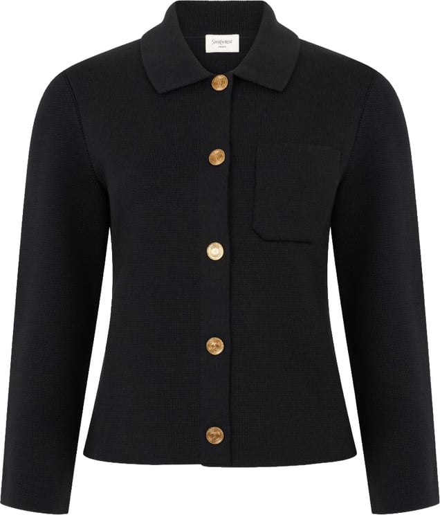 Saint Laurent Jackets Black
