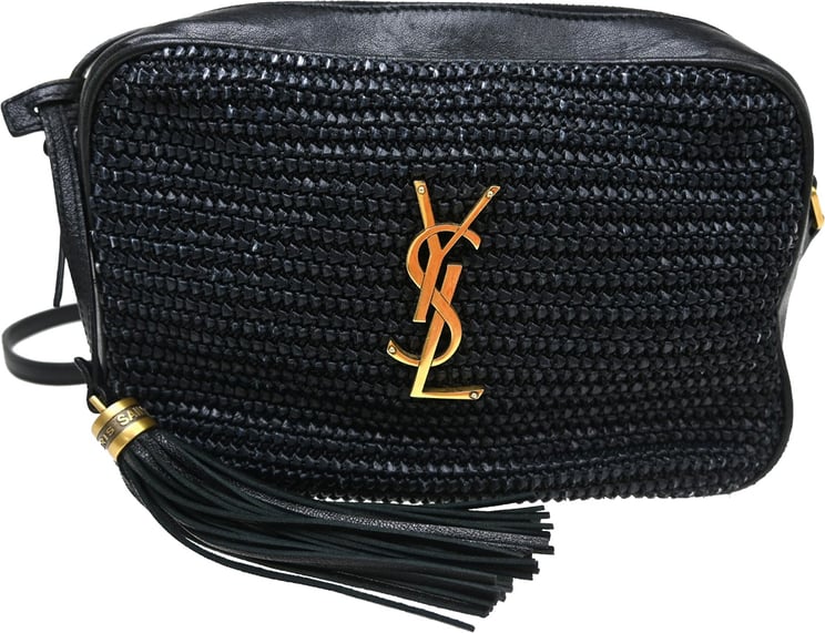 Saint Laurent Saint Laurent Lou Camera Raffia Small