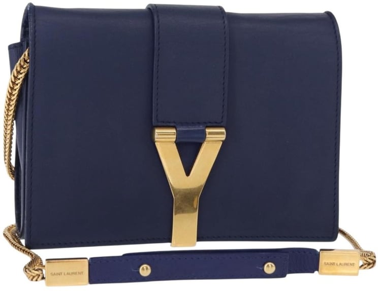 Saint Laurent Saint Laurent Classic Y Chain Wallet Leather