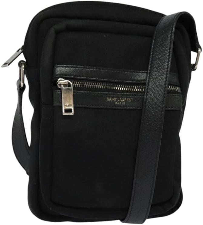 Saint Laurent Saint Laurent Front Pocket Crossbody Bag Canvas Mini