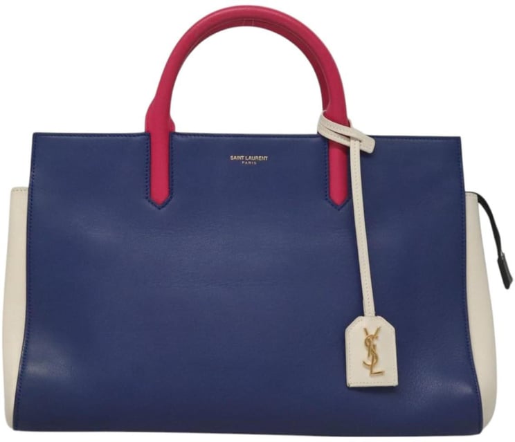 Saint Laurent Saint Laurent Multicolor Rive Gauche Cabas Leather Small