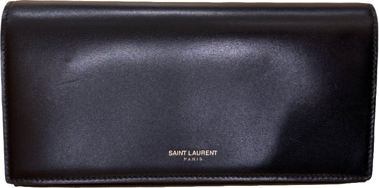 Saint Laurent Saint Laurent Classic Zip Around Organizer Wallet Leather