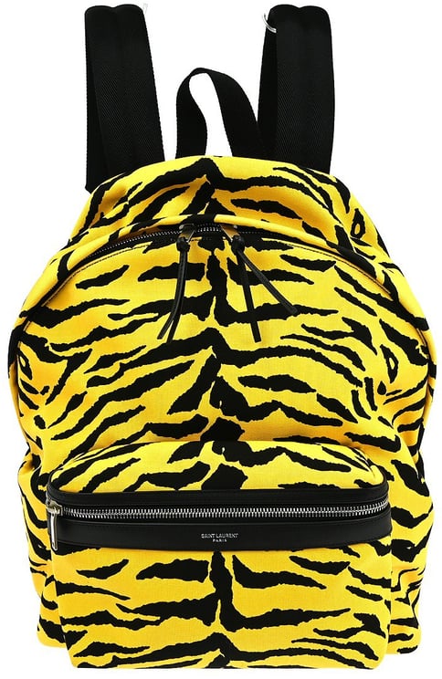 Saint Laurent Saint Laurent City Backpack Printed Canvas Mini