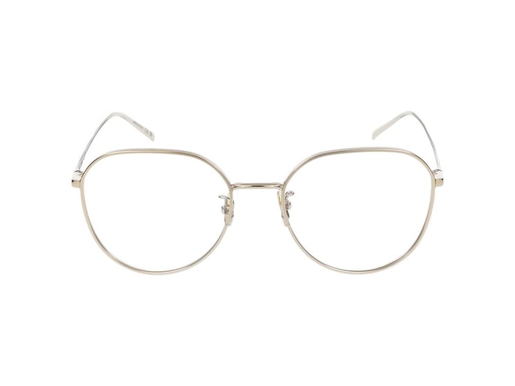 Saint Laurent Gold Thin Metal Sunglasses