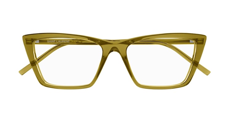 Saint Laurent Eyeglasses Saint Laurent SL 737 MICA THIN OPT 006 Green Green Transpare 54/16/145
