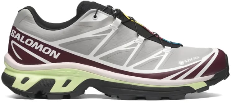 Salomon Xt-6 Gtx Paloma/maroon Banner/butterfly