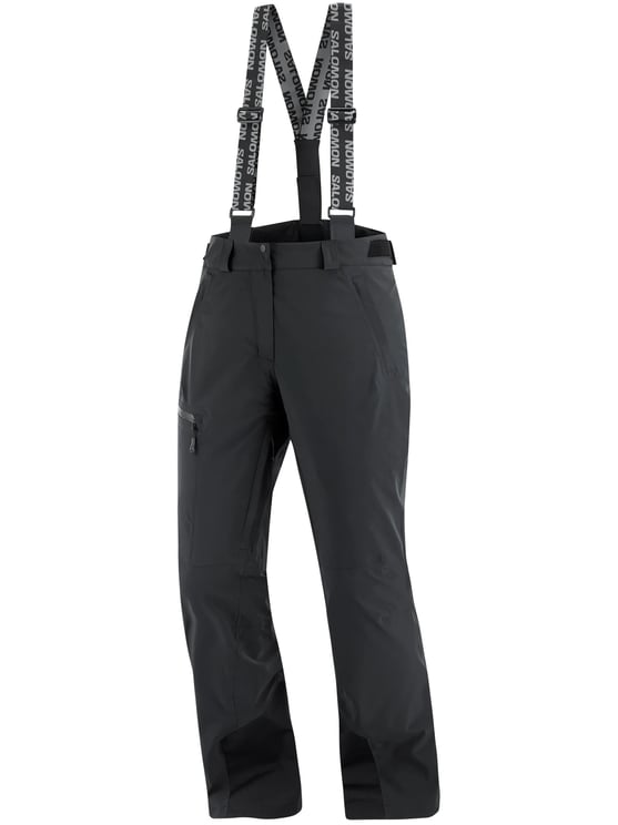 Salomon Black Brilliant Pant Straight-Leg Ski Pants