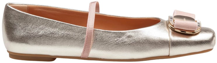Salvatore Ferragamo Ferragamo new vara ballerina flats in laminated nappa