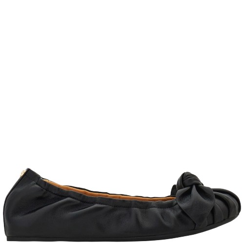 Salvatore Ferragamo Ballerina Flats with Draped Bow