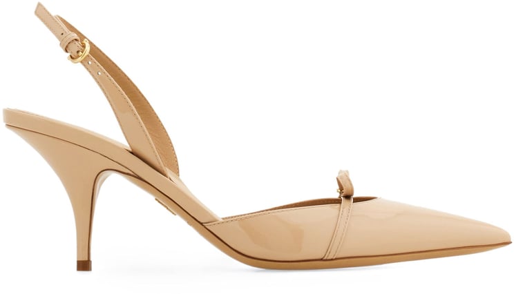 Salvatore Ferragamo Black Gylla Pointed Toe Patent Pumps