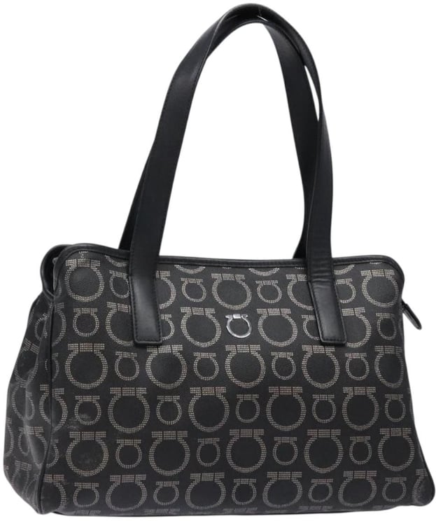 Salvatore Ferragamo Salvatore Ferragamo Gancini Tote PVC Leather