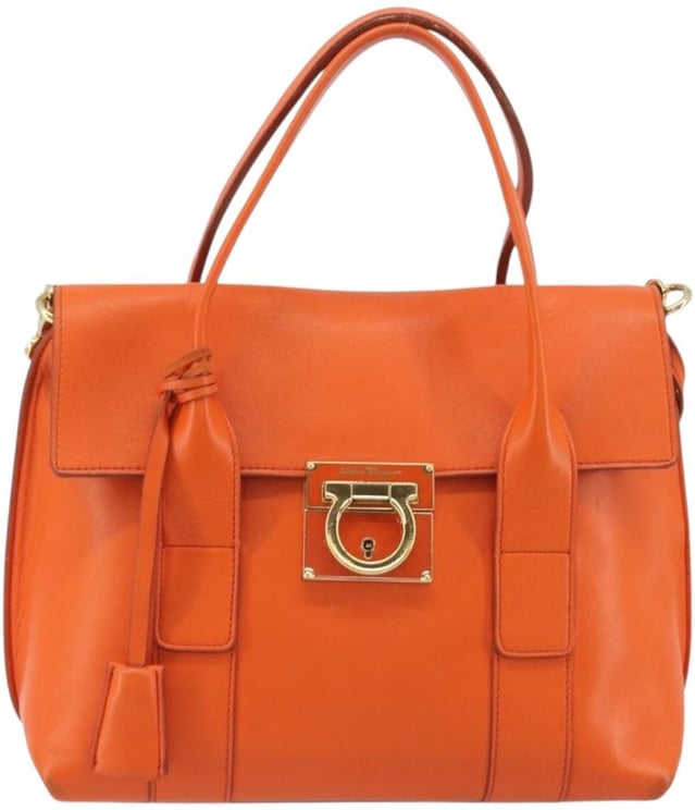 Salvatore Ferragamo Salvatore Ferragamo Sookie Satchel Leather Small