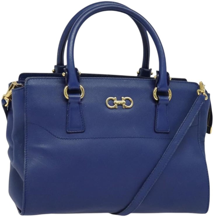 Salvatore Ferragamo Salvatore Ferragamo Beky Tote Saffiano Leather Medium