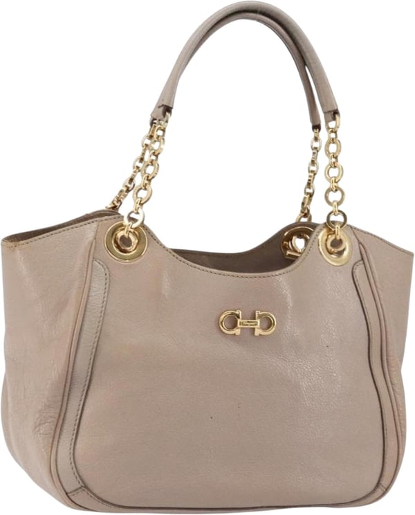 Salvatore Ferragamo Salvatore Ferragamo Gancini Leather Medium