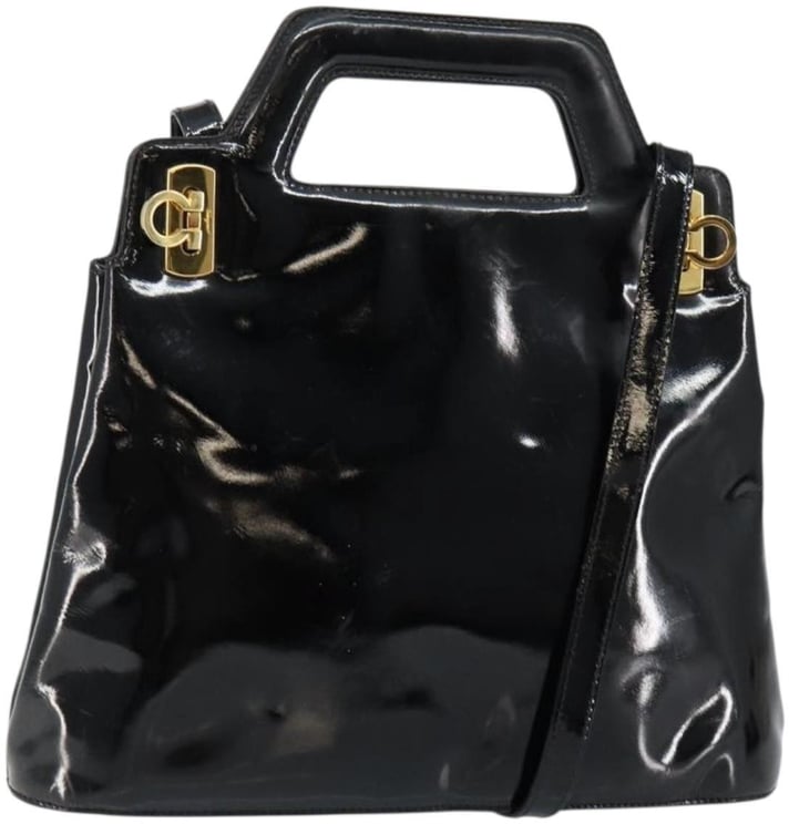 Salvatore Ferragamo Salvatore Ferragamo Wanda Handbag Patent Leather