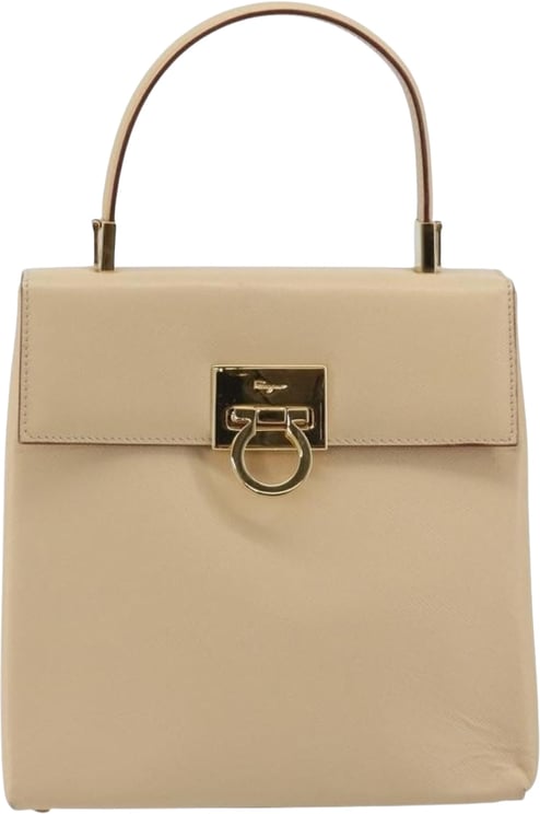 Salvatore Ferragamo Salvatore Ferragamo Gancini Convertible Top Handle Leather Mini