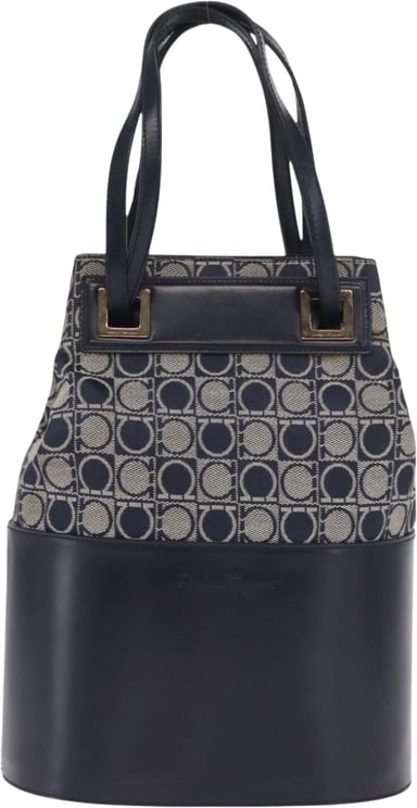 Salvatore Ferragamo Salvatore Ferragamo Gancini Canvas and leather
