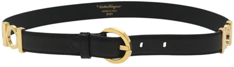 Salvatore Ferragamo Salvatore Ferragamo Gancini Belt Leather Thin