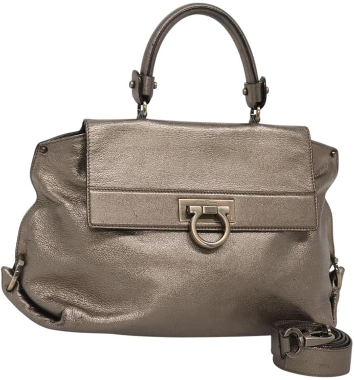 Salvatore Ferragamo Salvatore Ferragamo Sofia Satchel Smooth Leather Medium