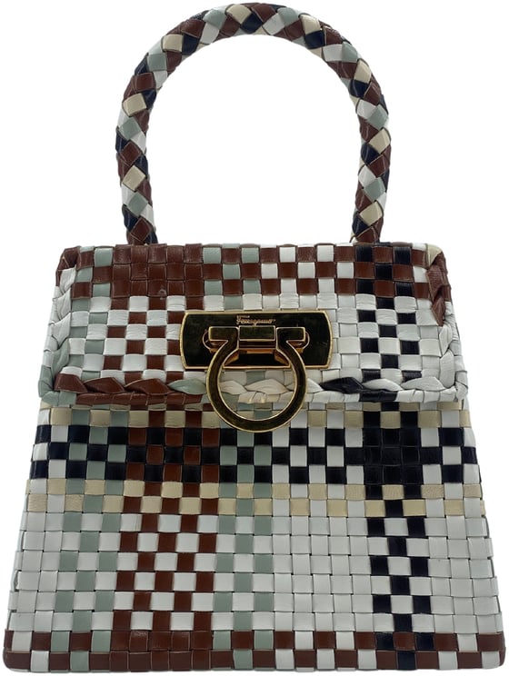 Salvatore Ferragamo Salvatore Ferragamo Sac à main Gancini Leather multicolor medium