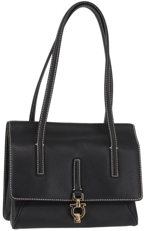 Salvatore Ferragamo Salvatore Ferragamo Flap Shoulder Bag Leather