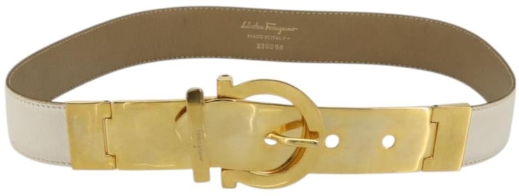Salvatore Ferragamo Salvatore Ferragamo Gancini Buckle Reversible Belt Leather Medium