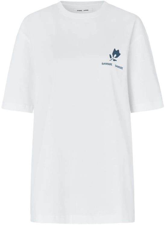 Samsøe Samsøe Samsoe Samsoe - Sasteven t-shirt 11725 - M26200137 - CLR002789 Blue spiral